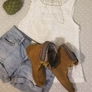 Steve Madden Mulitcolor Moccasin Booties